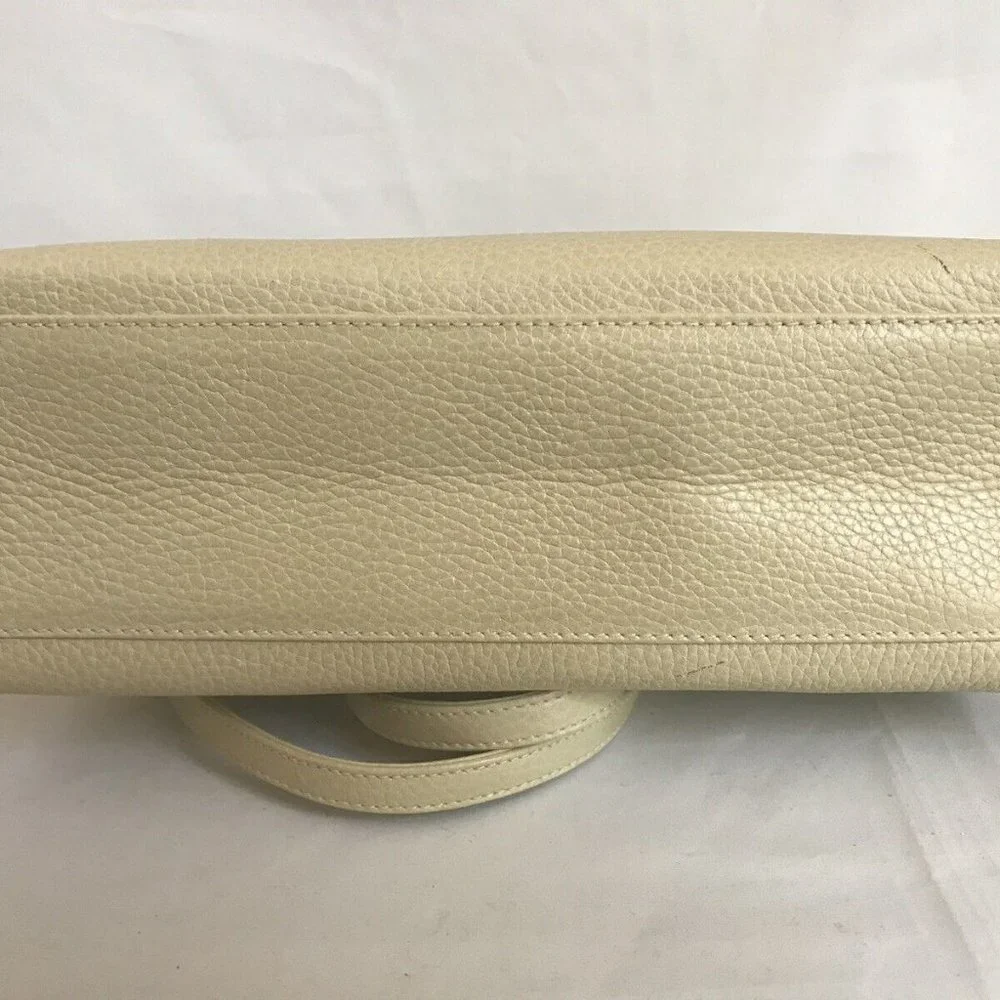 Mark Cross Italian Leather Shoulder Purse Crossbody Bag -Vintage Luxury Designer - Picture 5 of 11